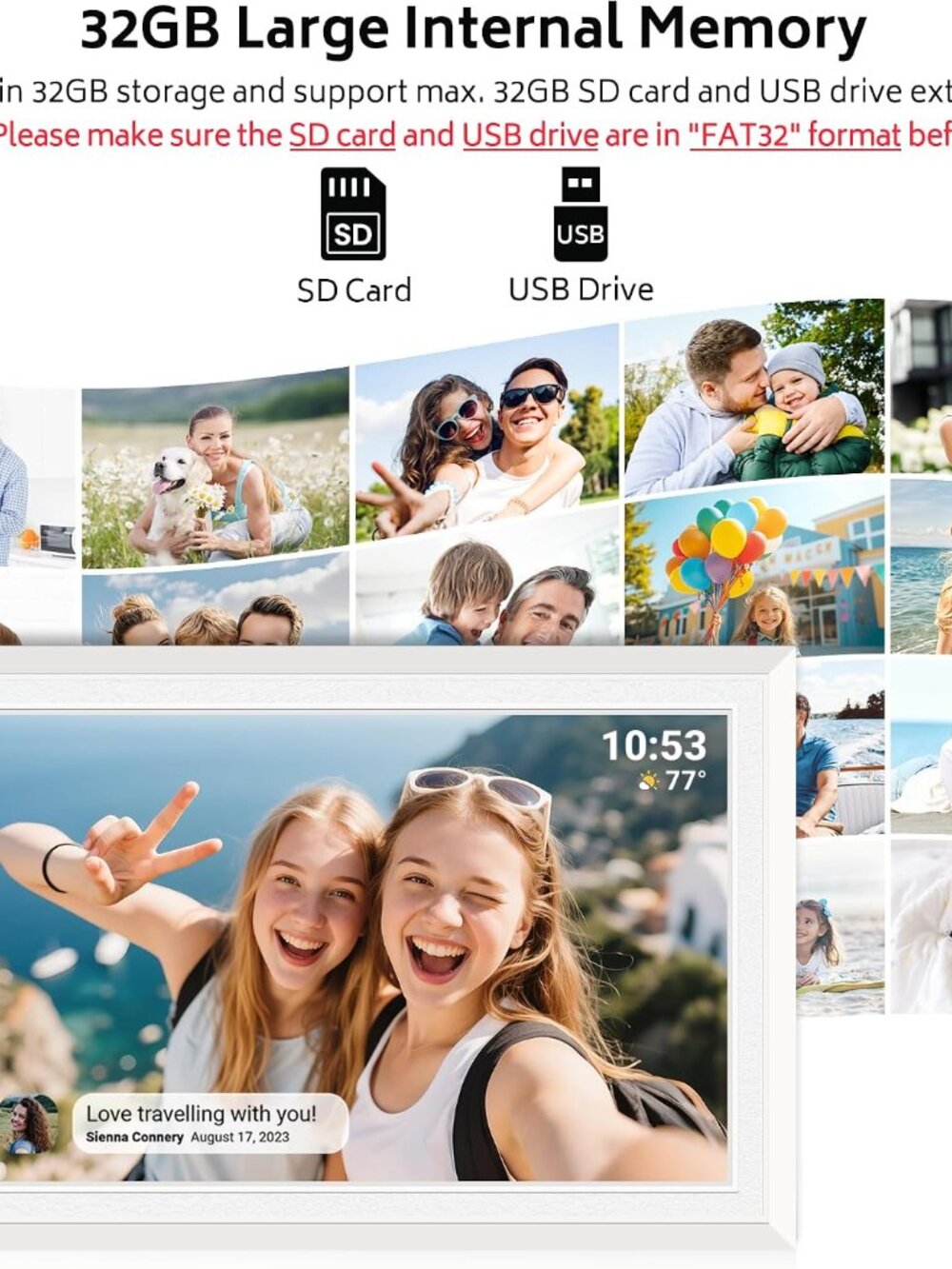 Frameo 10.1" Digital Picture Frame - Picture 7 of 12